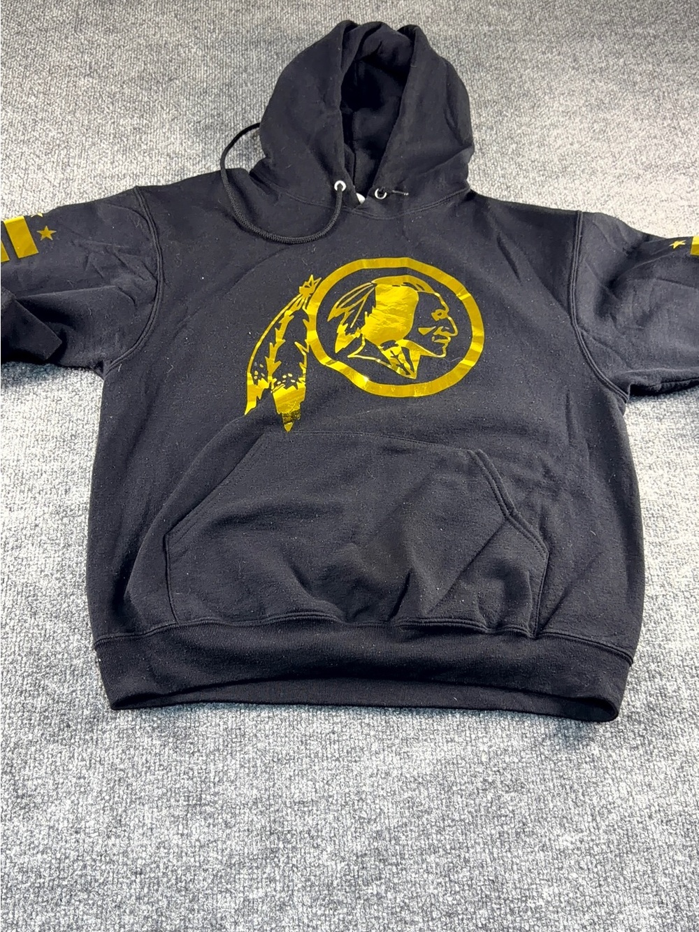 Sean Taylor 21 Tribute Hoodie Redskins Black Gold M 🏈✨